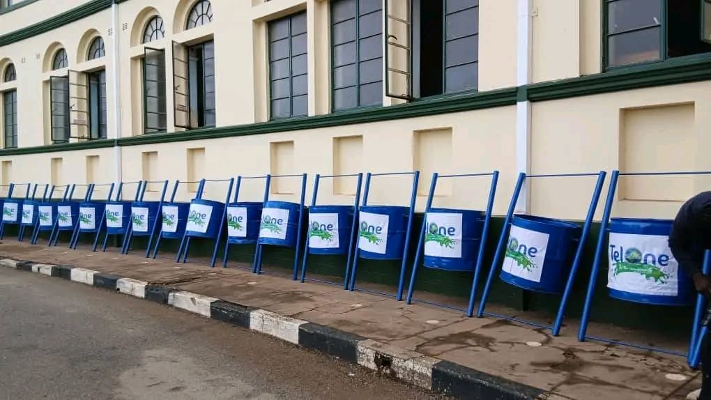GWERU CITY COUNCIL RECEIVES 20 WASTE BINS FROM TELONE